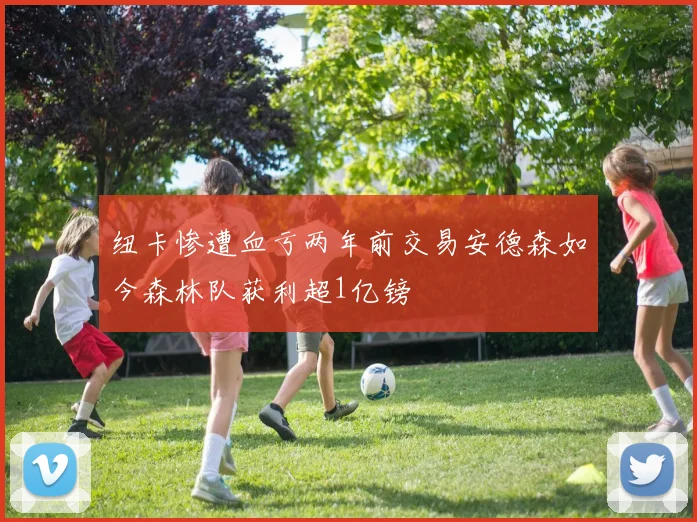 纽卡惨遭血亏两年前交易安德森如今森林队获利超1亿镑